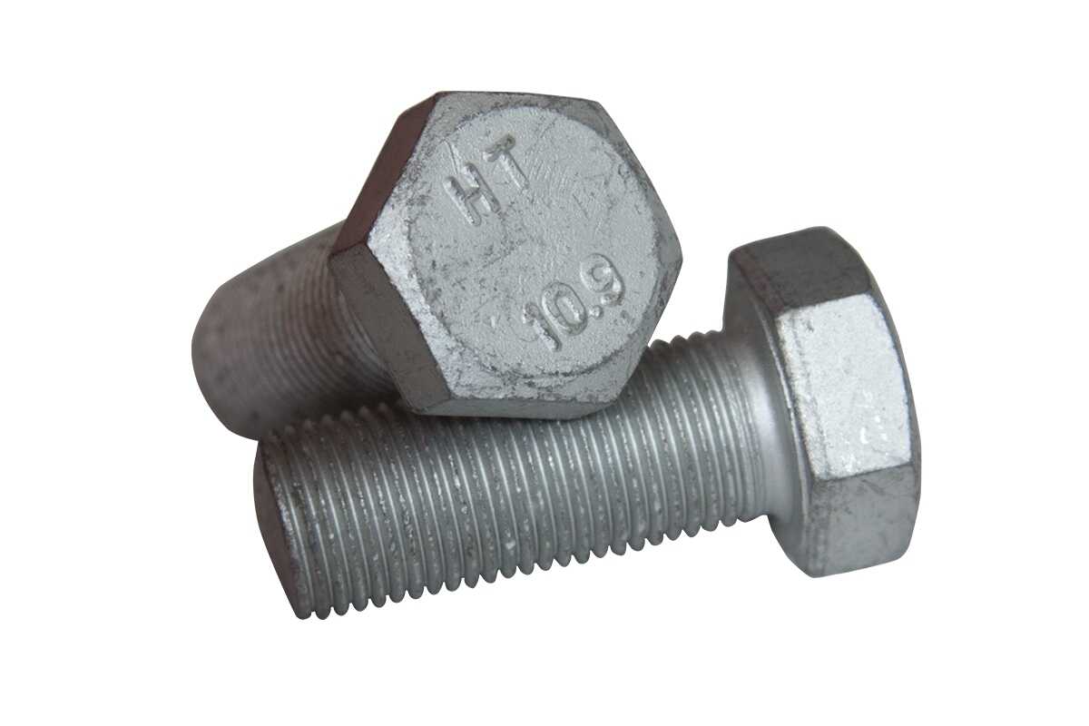 Болт шестигранний M10x70 10.9 цинк